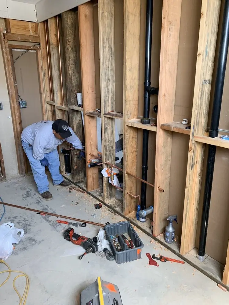 Commercial rough-in plumbing for Gas Line Repair in Ashburnham